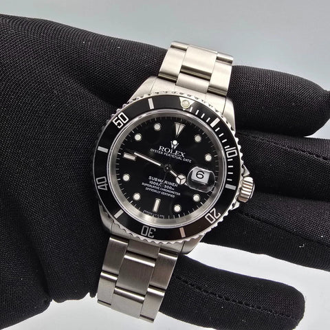 2022 RSC Rolex Submariner Date 40mm Black Dial Steel Oyster Watch 16610