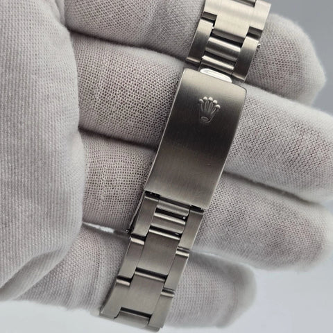 Rolex Oyster Perpetual Date 15200 Stainless Steel Black Dial 34MM Watch