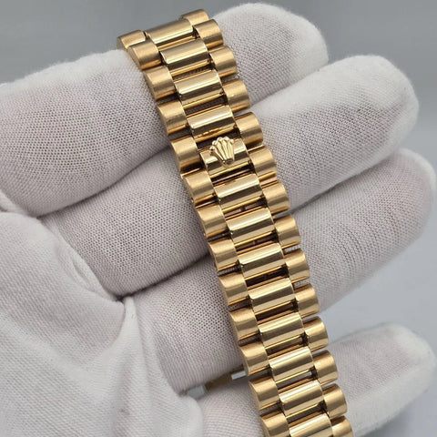 PAPERS Rolex Day-Date 18038 President 18k Gold White Dial 36mm BOX