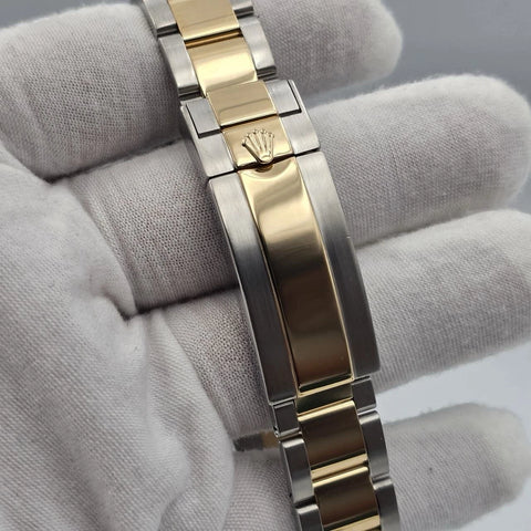 2013 PAPERS Rolex Submariner Date 18K Gold Steel Blue Dial 40mm 116613LB BOX