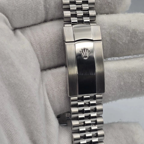 PAPERS 2024 Rolex Datejust 41mm 126334 Steel Jubilee Gray Wimbledon Dial BOX