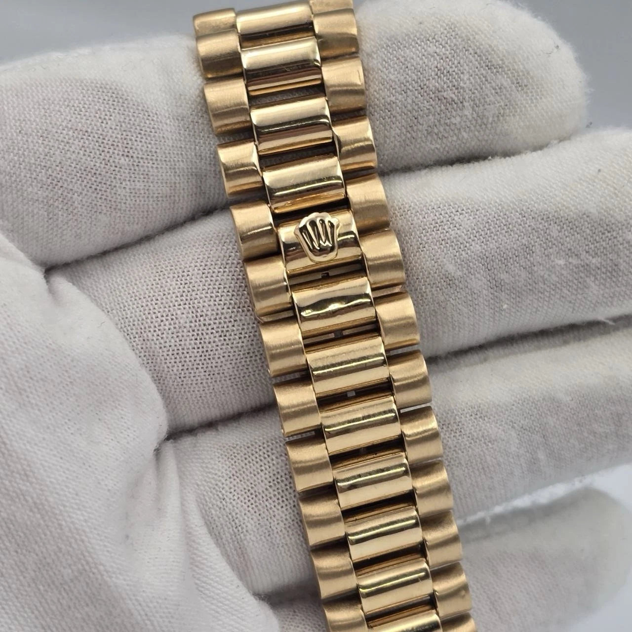 Rolex Day-Date 18038 President 18k Gold FACTORY Black Diamond Dial 36mm Watch