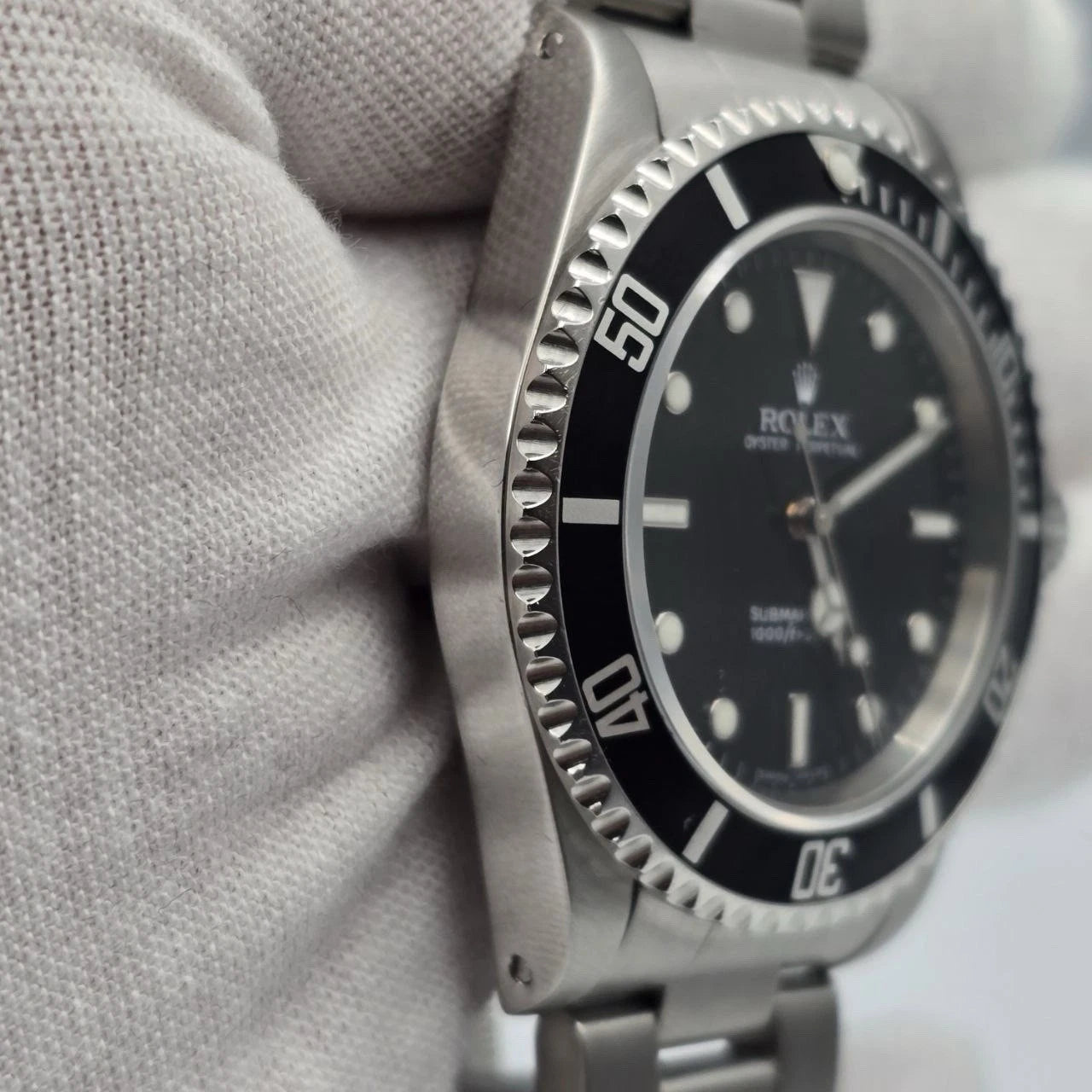 2006 MINT Rolex Submariner No-Date Black Stainless Steel 40mm 14060M