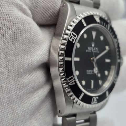 2006 MINT Rolex Submariner No-Date Black Stainless Steel 40mm 14060M