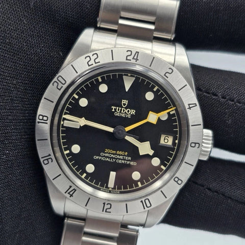 PAPERS 2023 Tudor Black Bay Pro 39MM Black Dial Stainless Steel Watch BOX 79470