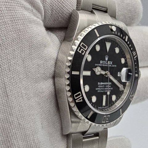 PAPERS MINT 2023 Rolex Submariner 41mm Black Ceramic 126610LN Watch BOX