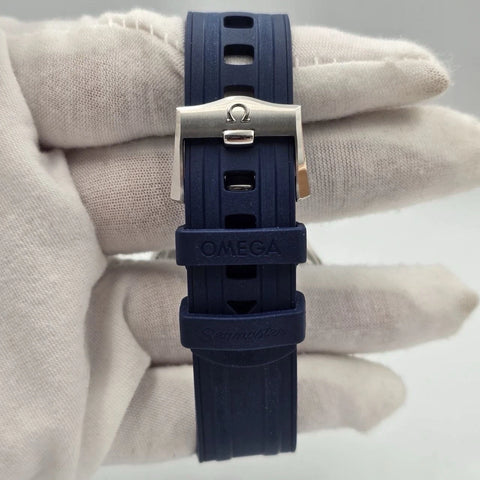NEW 2023 Omega Seamaster Diver 300M Sedna Gold Blue Dial 210.22.42.20.03.002
