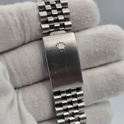 Rolex Datejust 1603 Steel RARE Factory Grey Ghost Sigma Dial Jubilee 36mm Watch