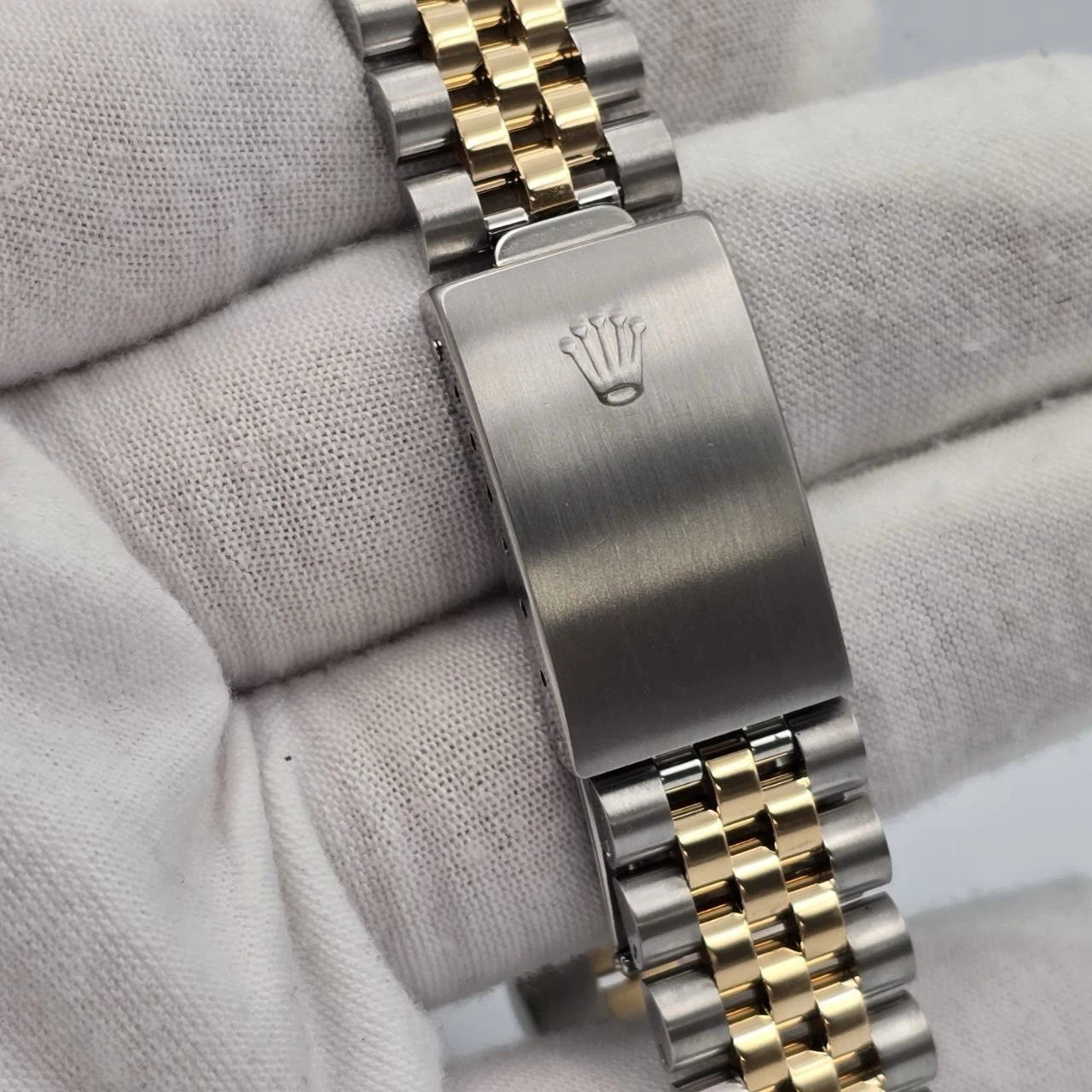 PAPERS Rolex Datejust 36mm Champagne Diamond Dial Two Tone Jubilee 18K 16233