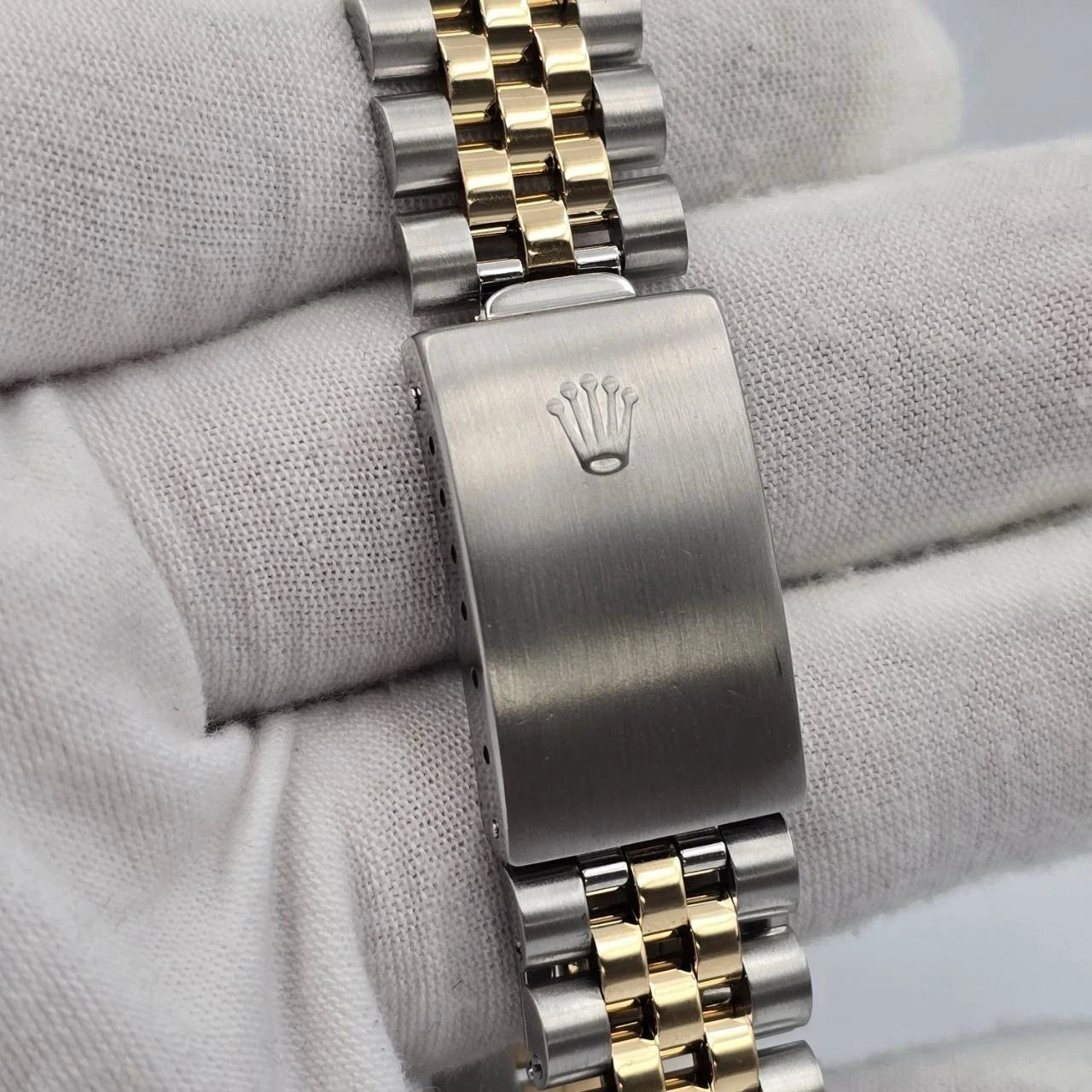 PAPERS Rolex Datejust 36mm Champagne Dial Two Tone Jubilee 16233