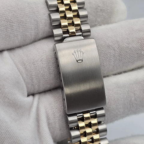 PAPERS Rolex Datejust 36mm Champagne Dial Two Tone Jubilee 16233