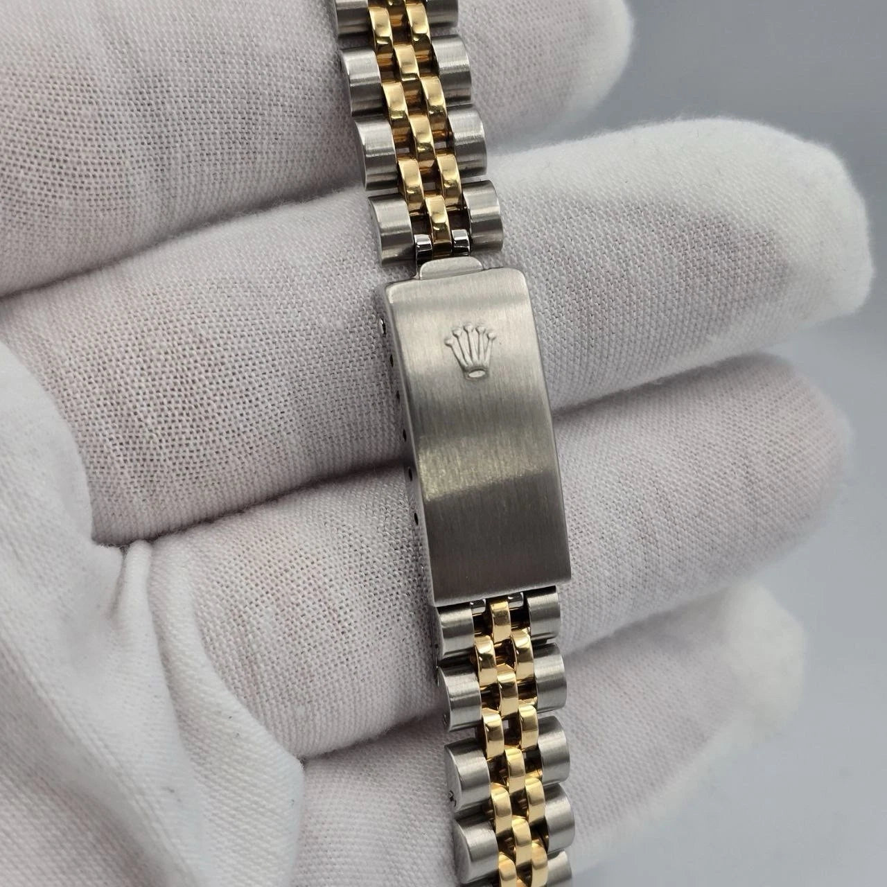 PAPERS Rolex Datejust 26mm Silver Dial Two Tone Jubilee Watch 69173 BOX