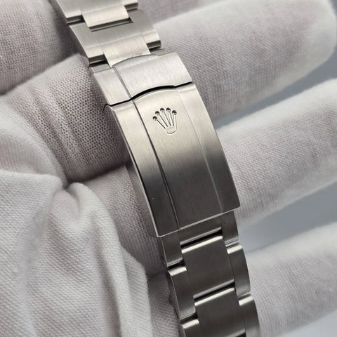 NEW 2025 PAPERS Rolex Blue Oyster Perpetual Steel 41mm Watch BOX 124300 UNWORN