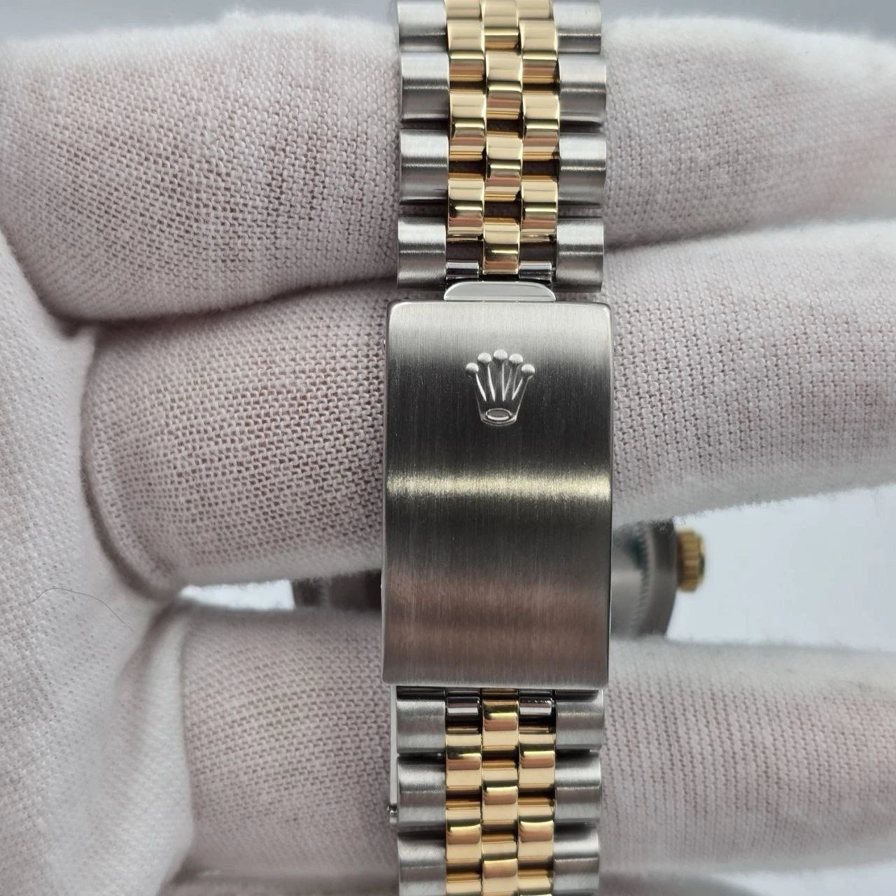 PAPERS Rolex Datejust 36mm Champagne Dial 18K Two Tone Jubilee 16233