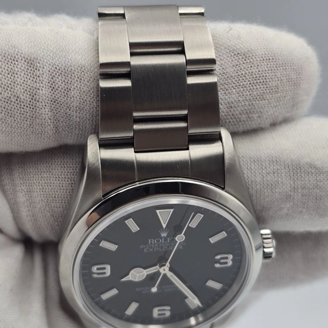 MINT PAPERS Rolex Explorer I 14270 Automatic 36mm Steel Black Dial Watch