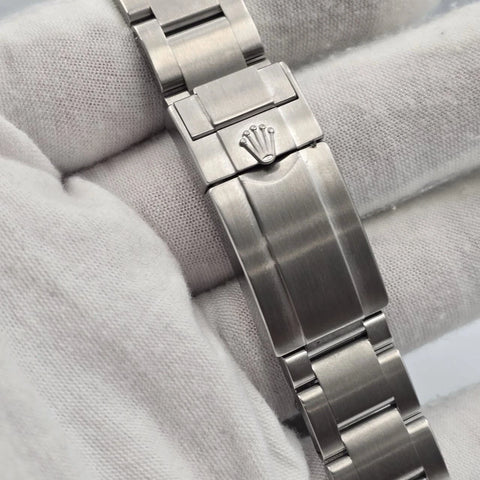 2014 PAPERS Rolex Explorer I Black Stainless Steel MK1 39mm Watch 214270 PAPERS