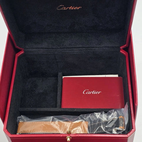 Cartier Santos De Cartier Medium Model Auto Steel Watch 35mm Watch WSSA0029 B+P