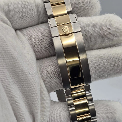 PAPERS 2023 Rolex Submariner Blue Dial Two Tone Gold 41mm Watch 126613LB BOX
