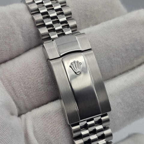 Rolex Datejust 41mm 126334 Blue Stick Dial Fluted Bezel Jubilee BOX
