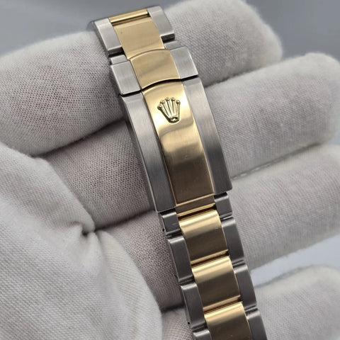 PAPERS Rolex Datejust II 41mm 116333 Two Tone 18K Gold Steel Champagne Dial BOX