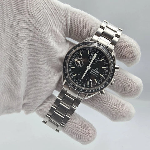 Omega Speedmaster Day Date 3520.50 Mark 40 Chronograph Automatic 39mm Watch B+P