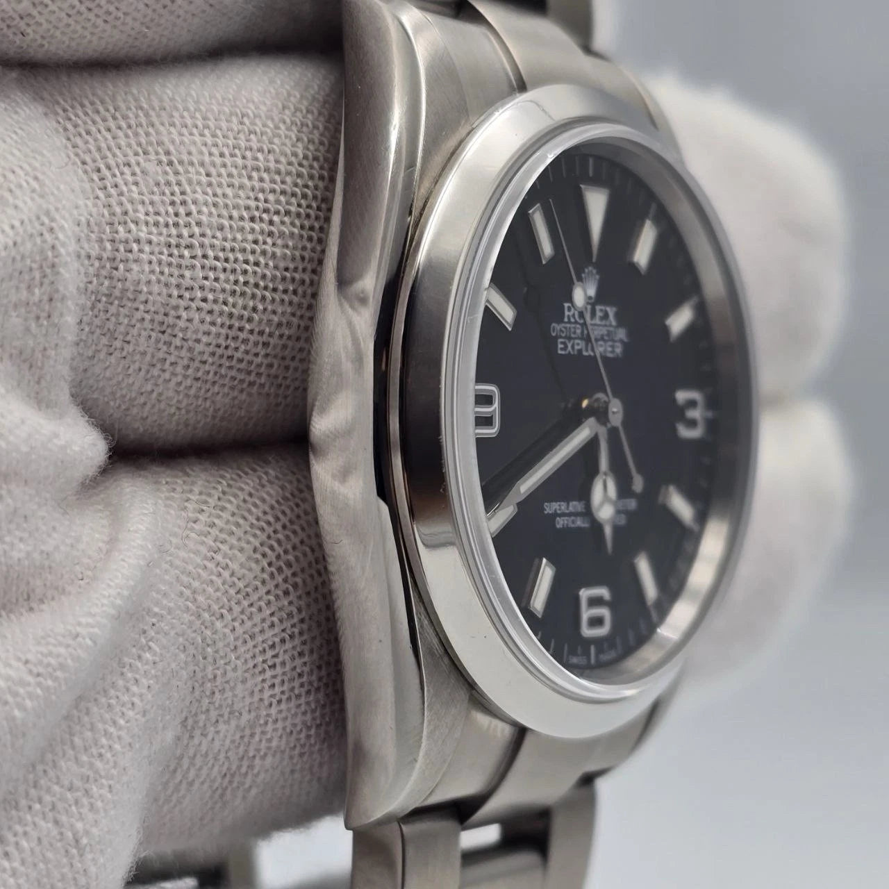 2001 Rolex Explorer I 114270 Men's Automatic 36mm Steel Black Dial Watch
