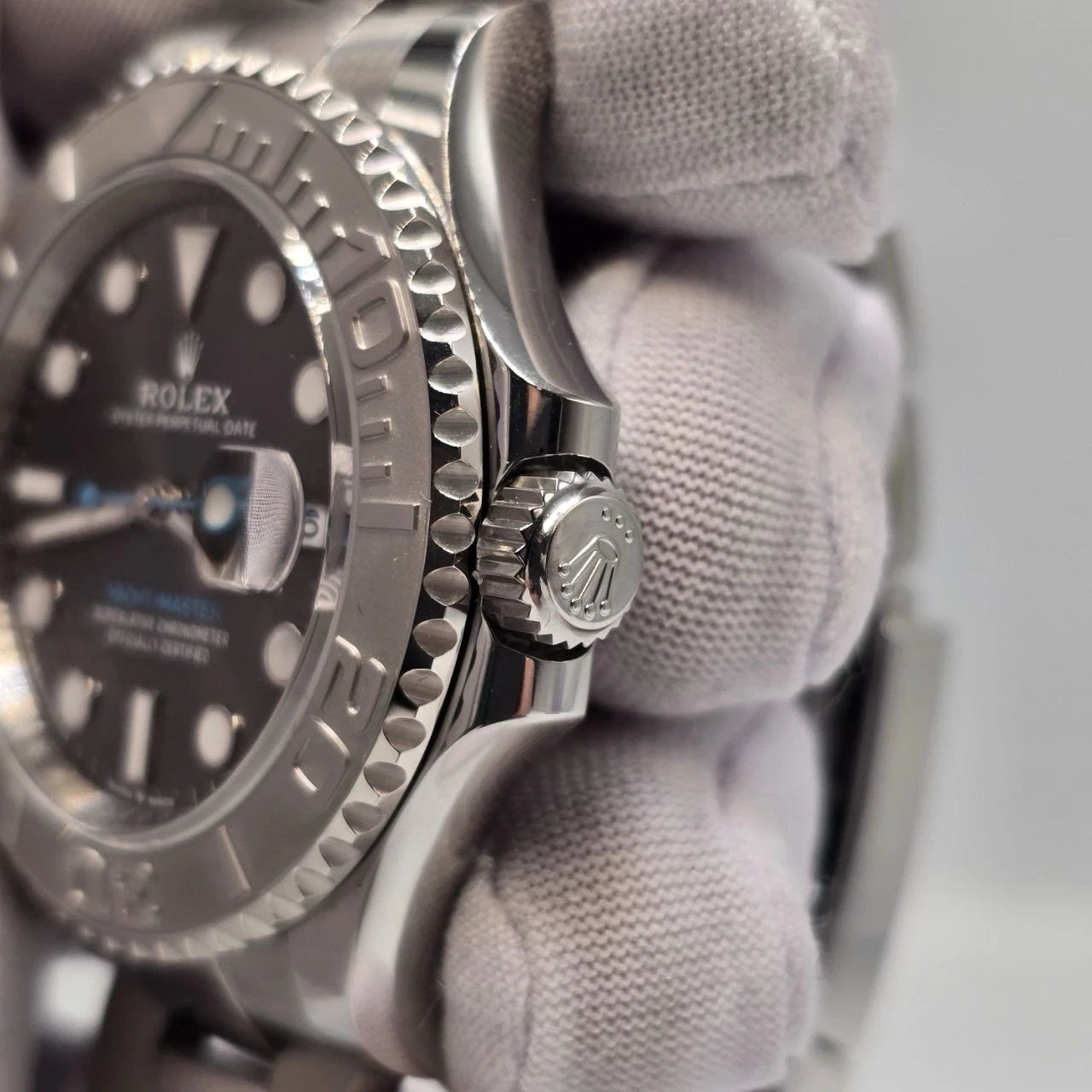 NEW 2025 FRESH Rolex Yacht-Master 40mm Rhodium Slate Dial Platinum Watch UNWORN