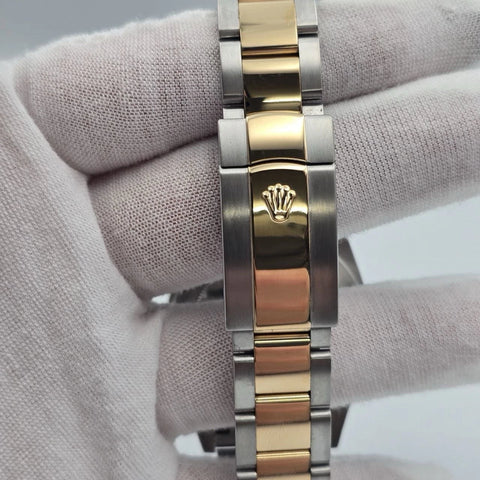 2020 PAPERS Rolex Datejust 41 Champagne Dial Oyster 18K Gold Steel 126333 BOX