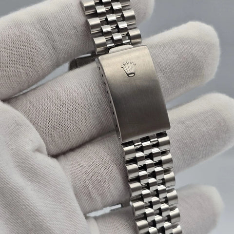 Rolex Datejust Gray Tapestry Dial Stainless Steel Jubilee 16234 36mm Watch