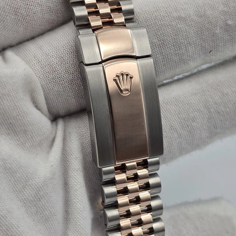 2022 PAPERS Rolex Datejust 41mm 126331 Chocolate Diamond Jubilee Gold Steel BOX