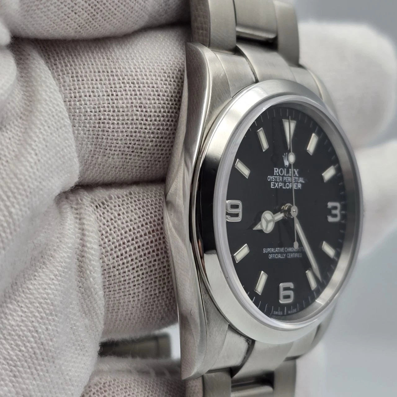 2005 Rolex Explorer I 114270 Men's Automatic 36mm Steel Black Dial Watch