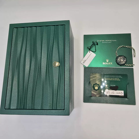 Stickered NEW 2025 Rolex Datejust 41mm STICKERED Mint Green Dial Jubilee Watch 1 ...