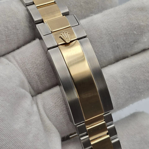 PAPERS 2024 Rolex Submariner Blue Dial Two Tone Gold 41mm Watch 126613LB BOX