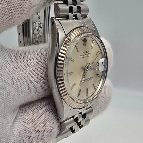 Rolex Datejust 1601 Stainless Steel Silver Dial Jubilee 36mm Watch