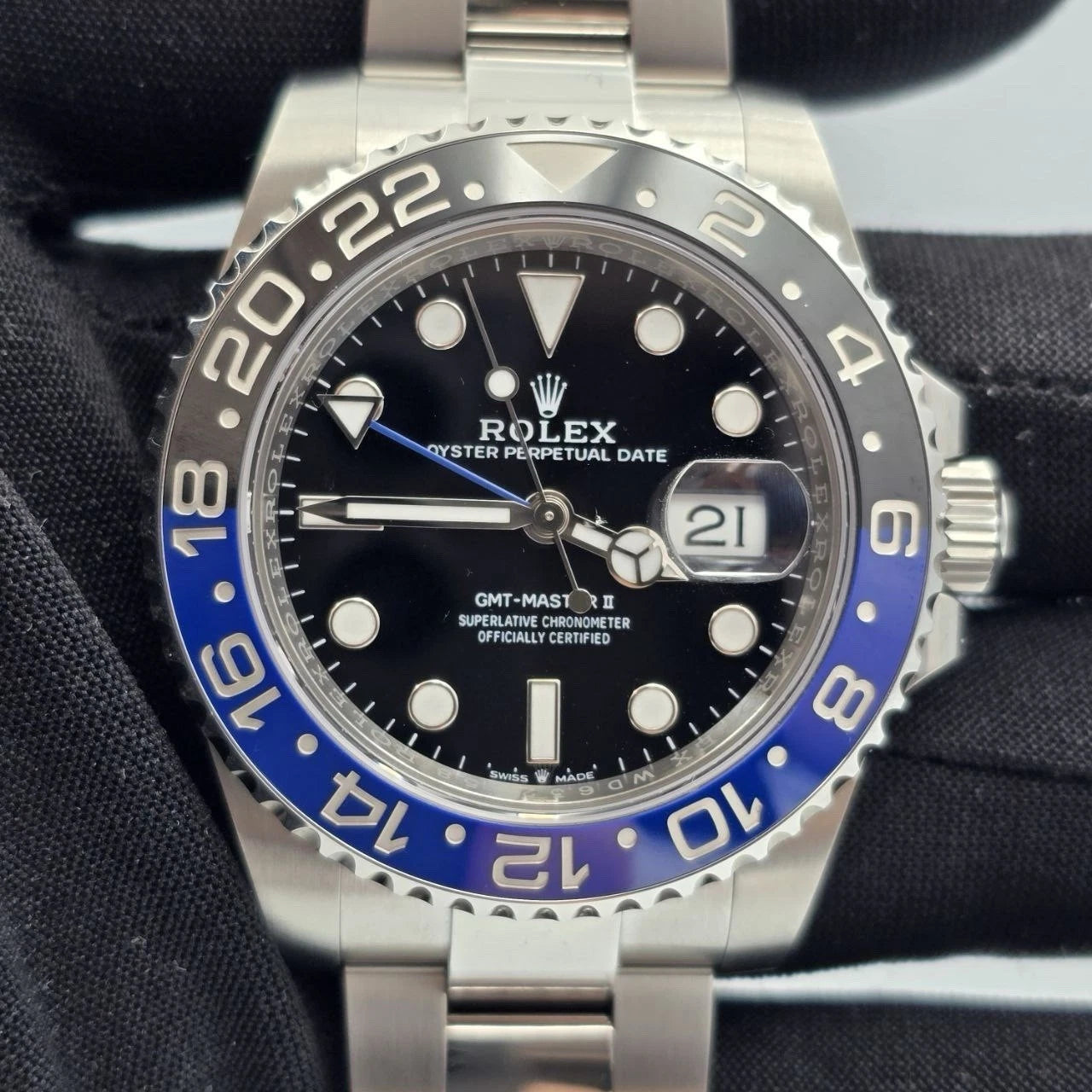 NEW 2025 Rolex GMT-Master II 126710BLNR Batman Oyster 40mm Watch UNWORN