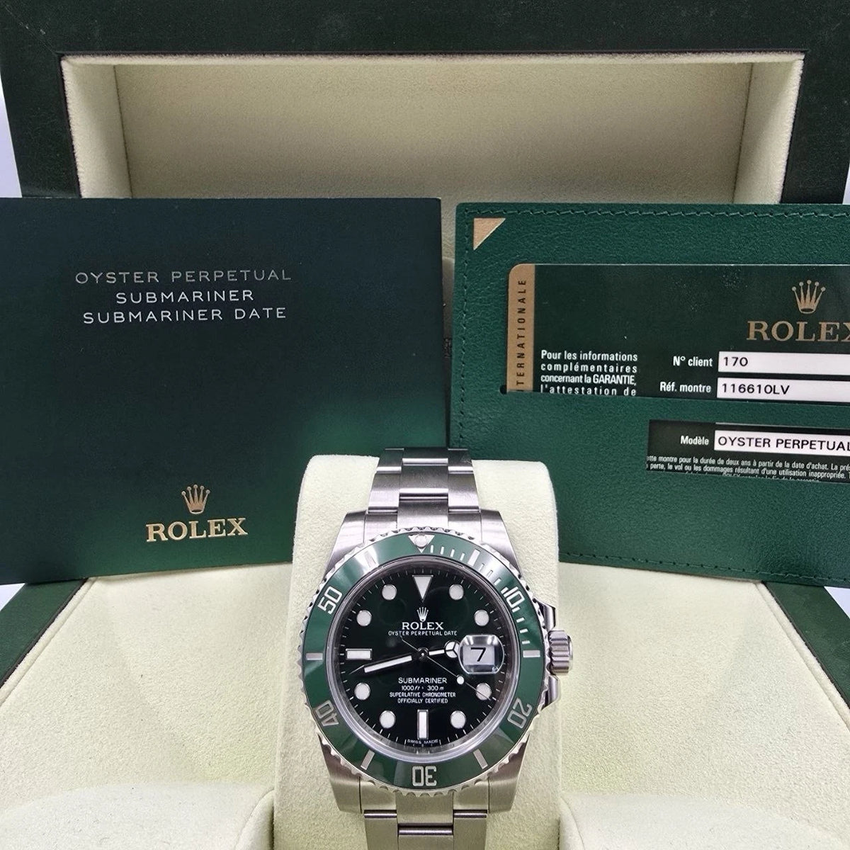 Rolex Submariner Hulk 116610LV