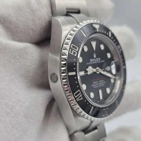 2025 PAPERS Rolex Sea-Dweller Black Red Letters Stainless Steel 43mm 126600 BOX