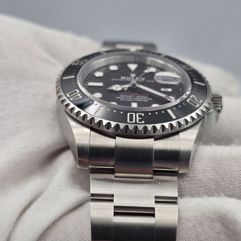 2025 PAPERS Rolex Sea-Dweller Black Red Letters Stainless Steel 43mm 126600 BOX