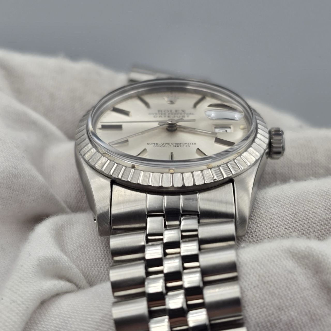 Rolex Datejust Stainless Steel Silver Dial 36mm Automatic Watch 16030
