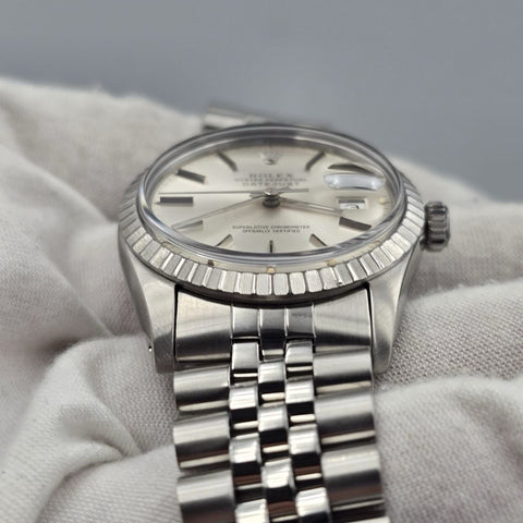 Rolex Datejust Stainless Steel Silver Dial 36mm Automatic Watch 16030