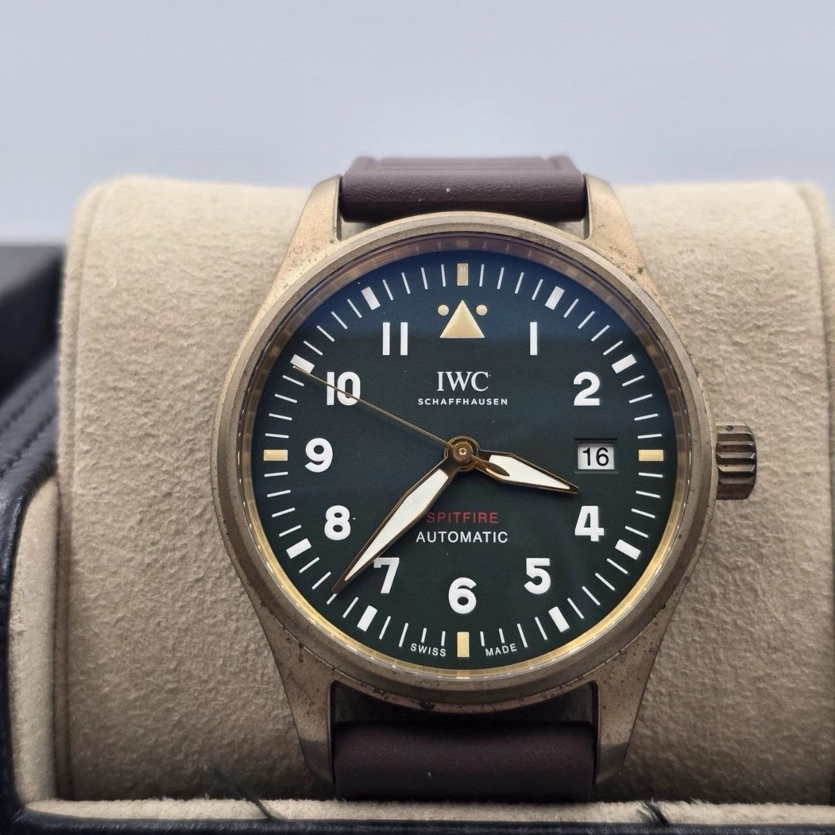 2020 PAPERS IWC Pilot's Watch Spitfire Bronze Automatic Watch IW326802 39mm BOX