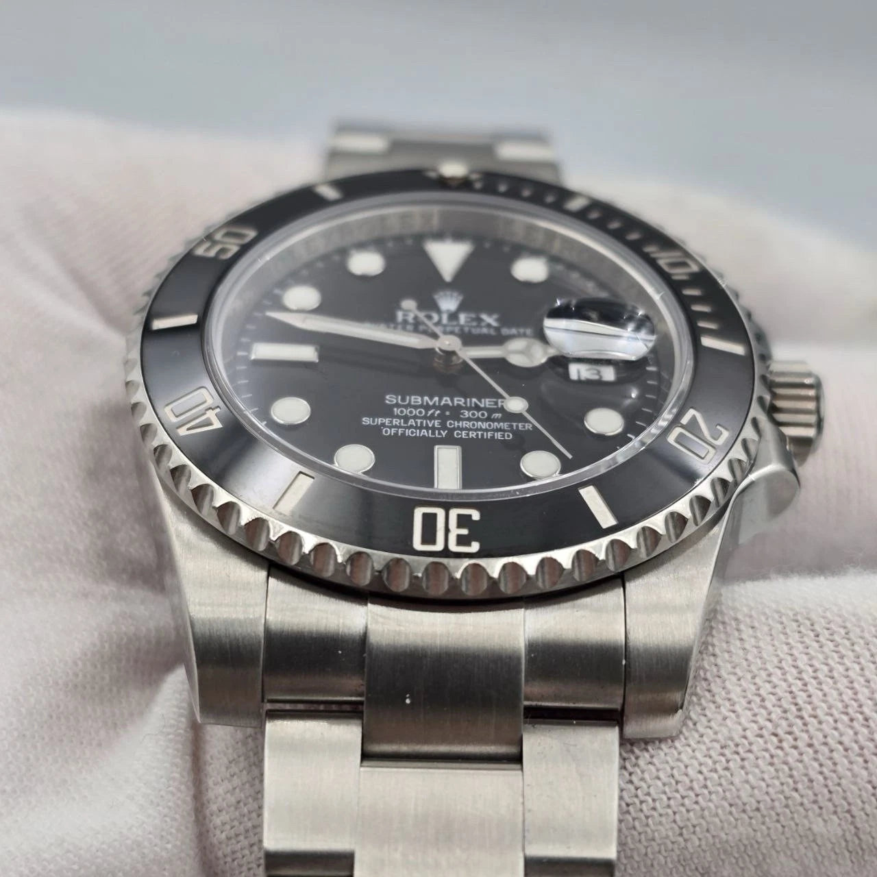 2013 PAPERS Rolex Submariner Date 116610LN Steel Black Ceramic 40mm Watch BOX