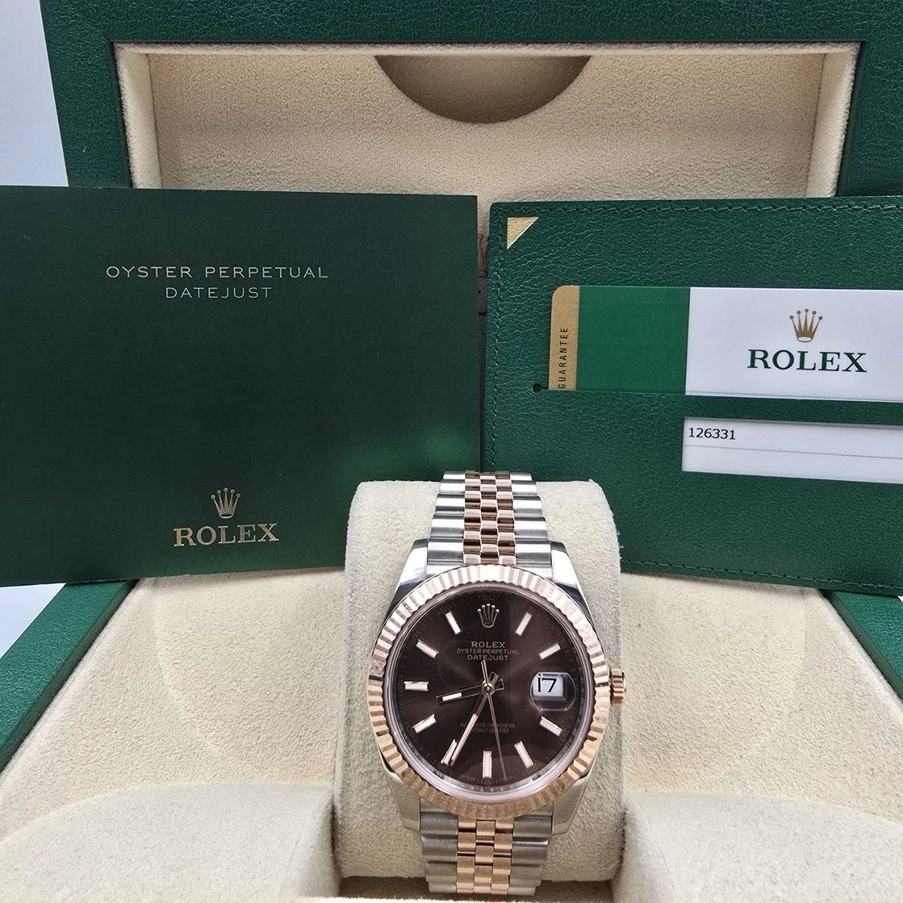 Rolex Datejust 126331 Rose Chocolate 1