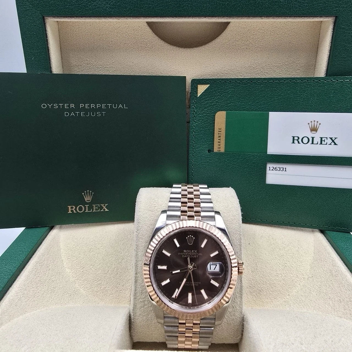 Rolex Datejust 126331 Rose Chocolate 1