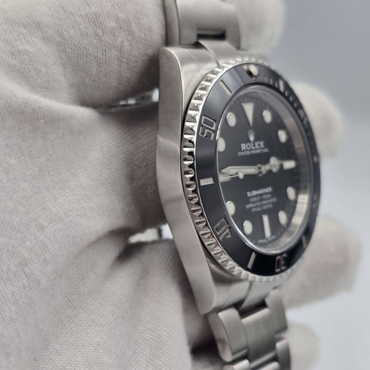 Rolex Submariner No-Date 114060 Stainless Steel Black Ceramic 40mm Watch