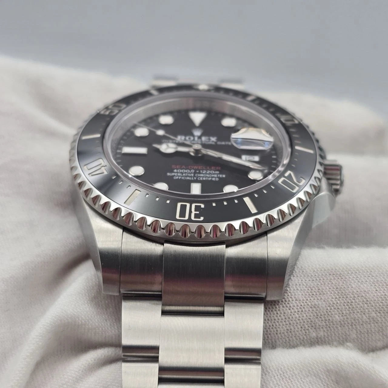 2025 PAPERS Rolex Sea-Dweller Black Red Letters Stainless Steel 43mm 126600 BOX