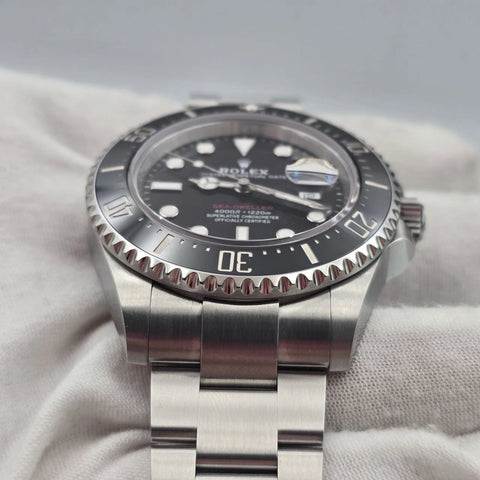 2025 PAPERS Rolex Sea-Dweller Black Red Letters Stainless Steel 43mm 126600 BOX