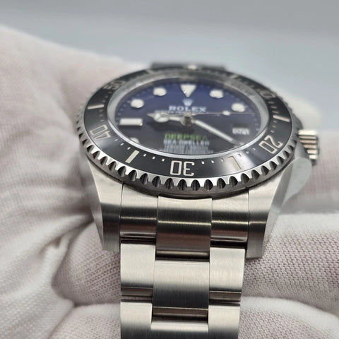 PAPERS 2022 Rolex Sea-Dweller Deepsea James Cameron Blue 136660 44mm Watch BOX