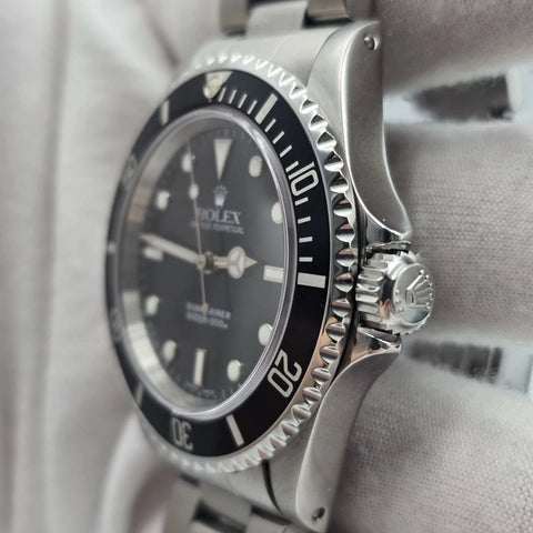 2001 Rolex Submariner No Date 14060M 2 Liner Black Dial Stainless Steel 40mm