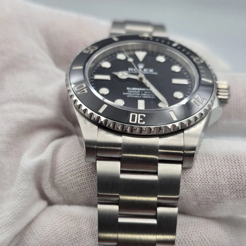 PAPERS 2021 Rolex Submariner No Date Ceramic Stainless Steel 41mm 124060 BOX